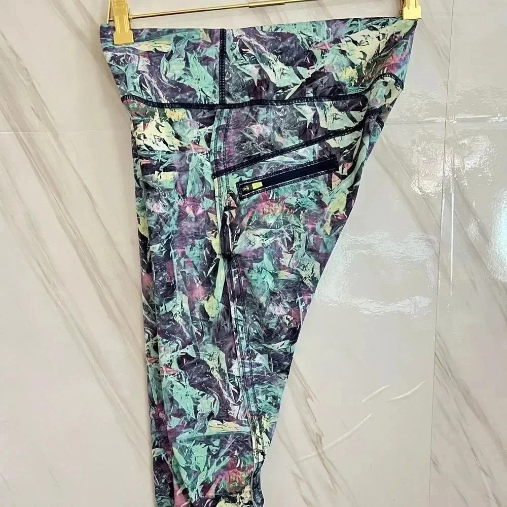 Lululemon Run Top Speed Crop Iridescent Multi Size 6 - Picture 7 of 14